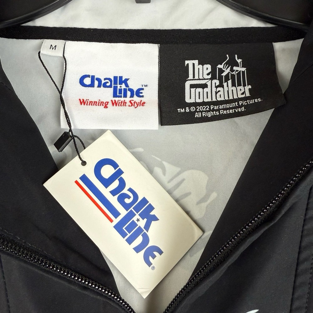 The Godfather Chalk Line Hoodie‎ M Shorts S Black Don Corleone Licensed Bundle - Picture 4 of 16